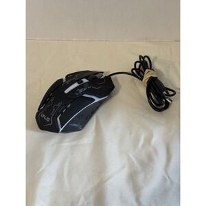 LVL UP LU736 Wired Gaming Mouse USB 2.0 4 Button‎ Optical LED Comfort Grip PC